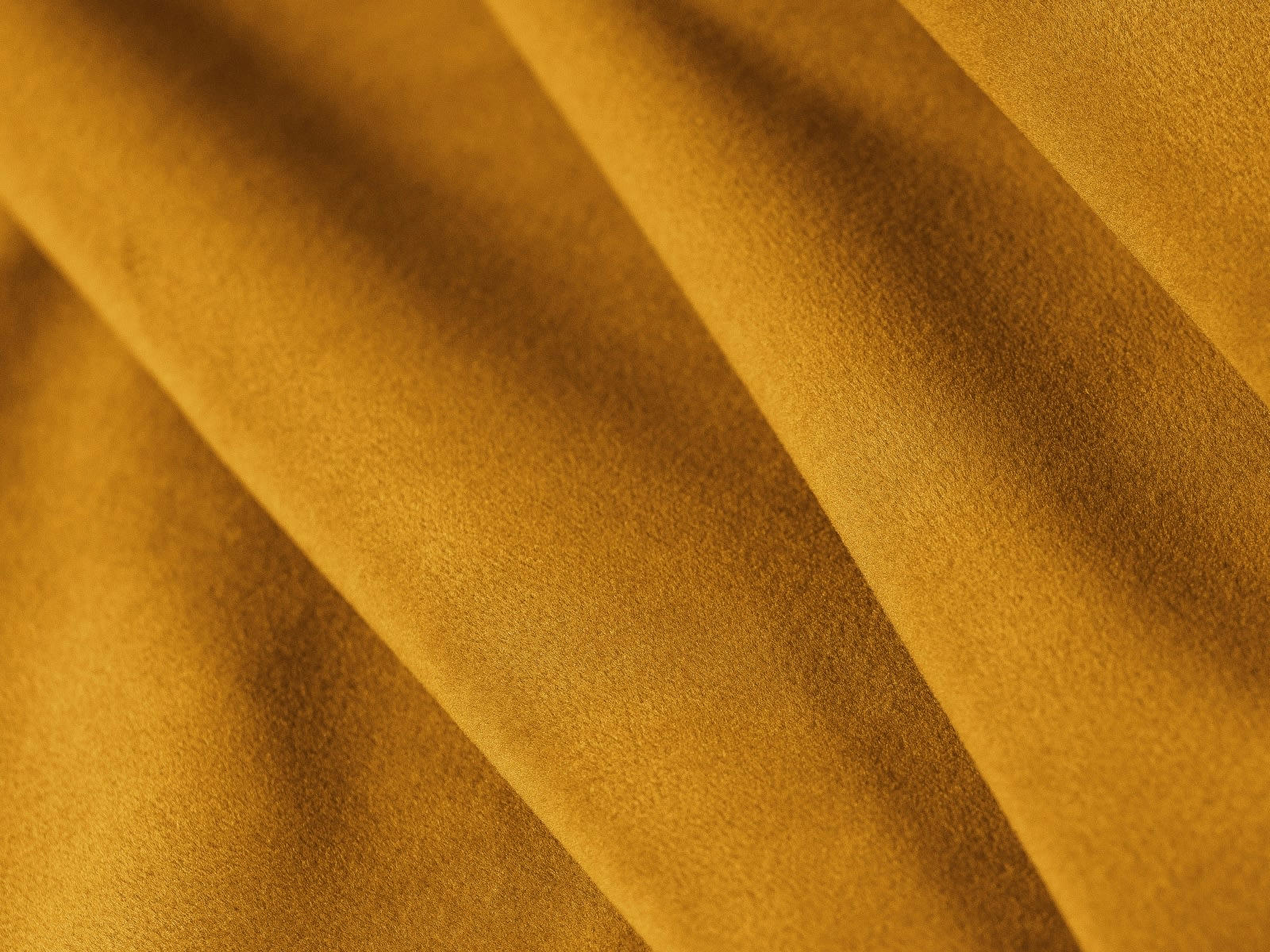 KAELLE - Canapé d'angle gauche 5 places en tissu velours jaune