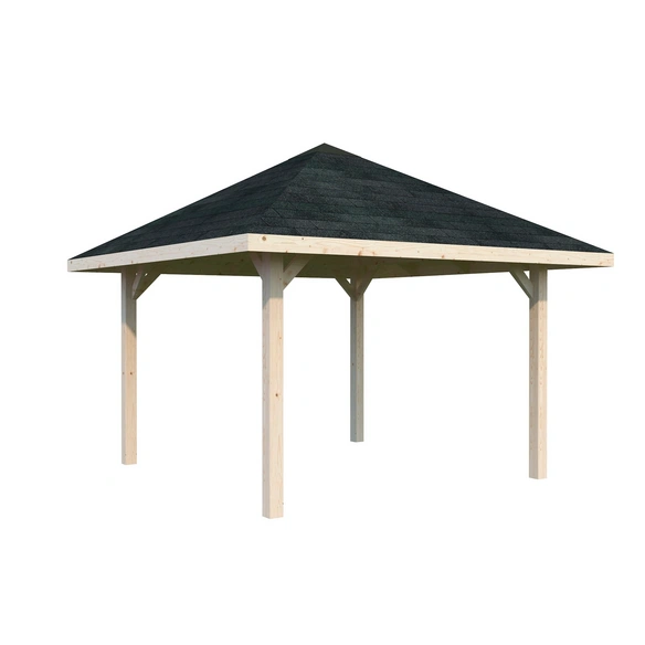 Pavillon »Bianca«, BxHxT: 300 x 319 x 300 cm, transparent tauchgrundiert
