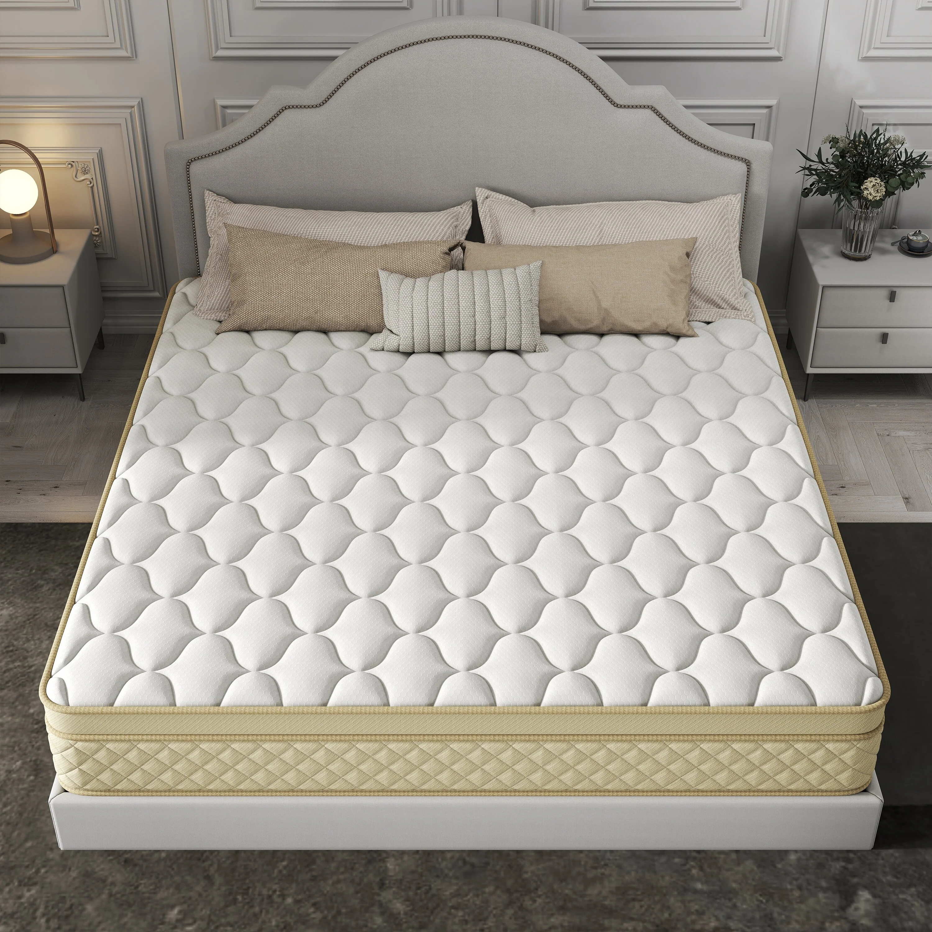 12 Euro Top Medium Memory Foam Hybrid Mattress in a Box