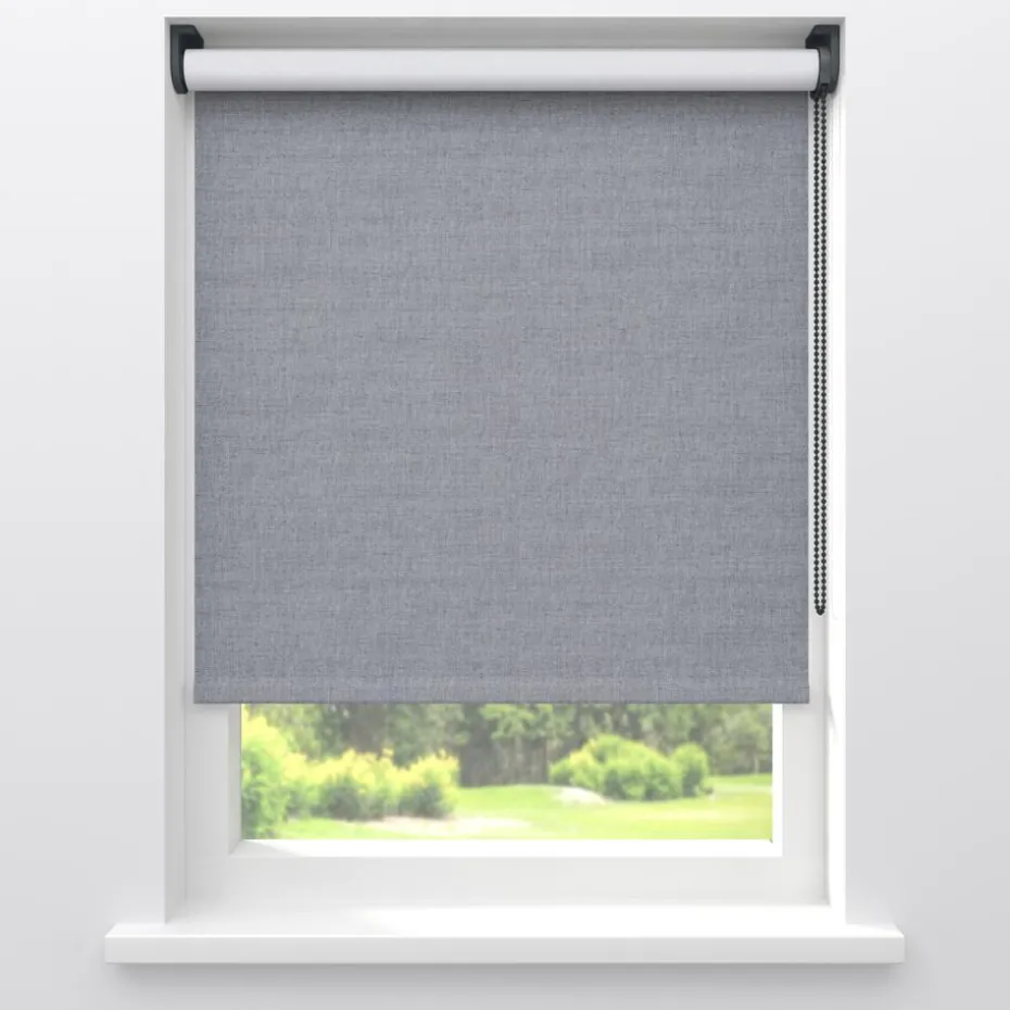 Kwantum Rolgordijnen | Fenstr Rolgordijn Liv  Verduisterend Grijs
