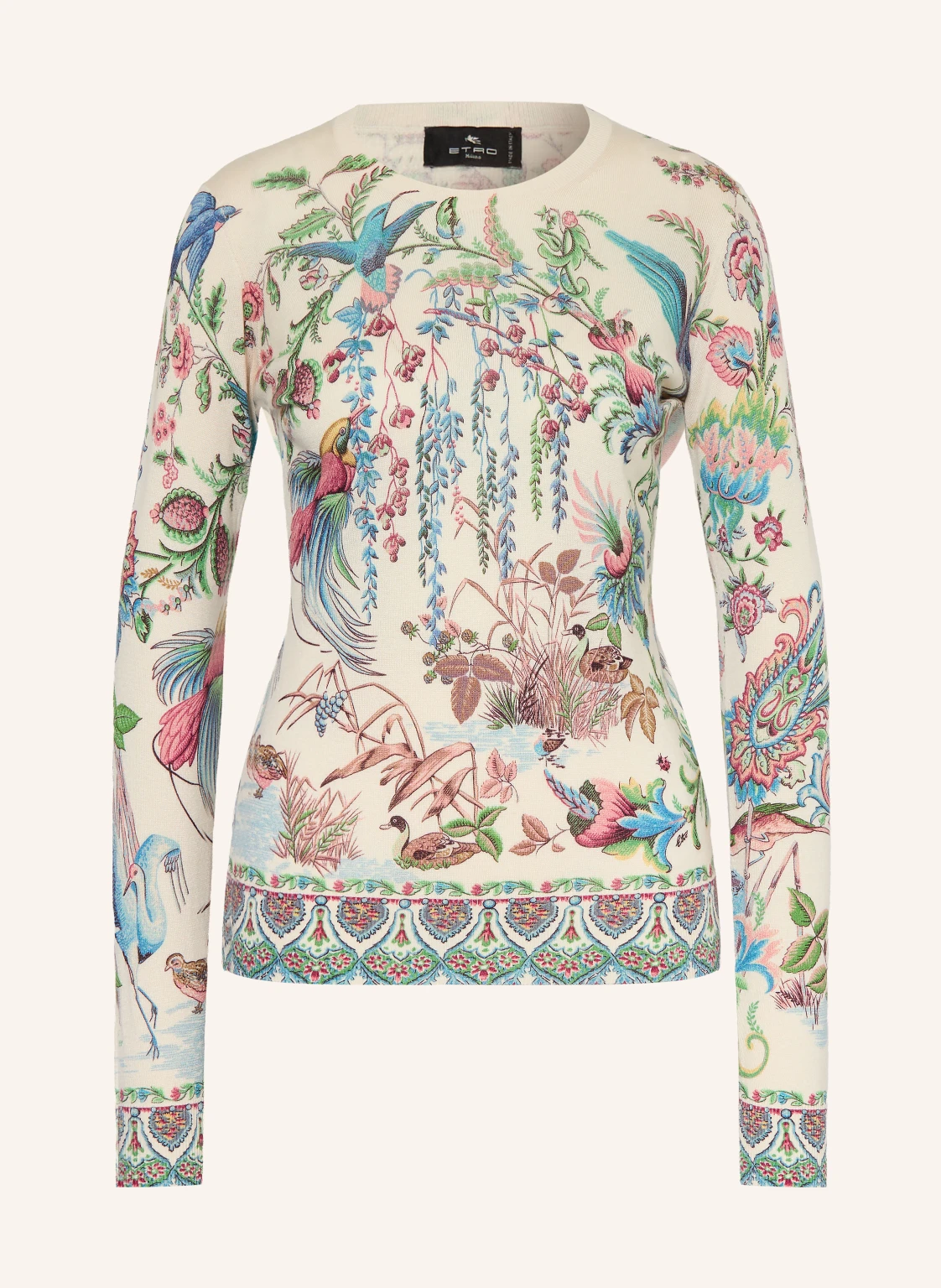 ETRO Pullover mit Seide und Cashmere