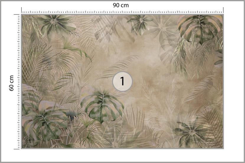 Fototapeta Ścienna Monstery Vintage Abstrakcja 90x60cm