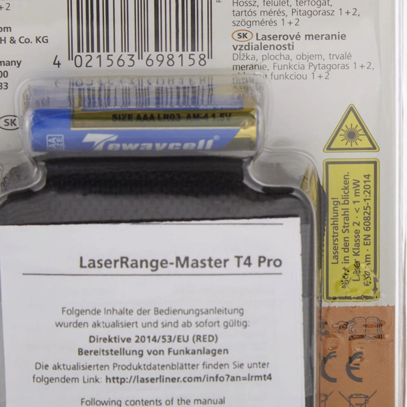 Laser-Entfernungsmesser »LaserRange-Master«, schwarz/grau