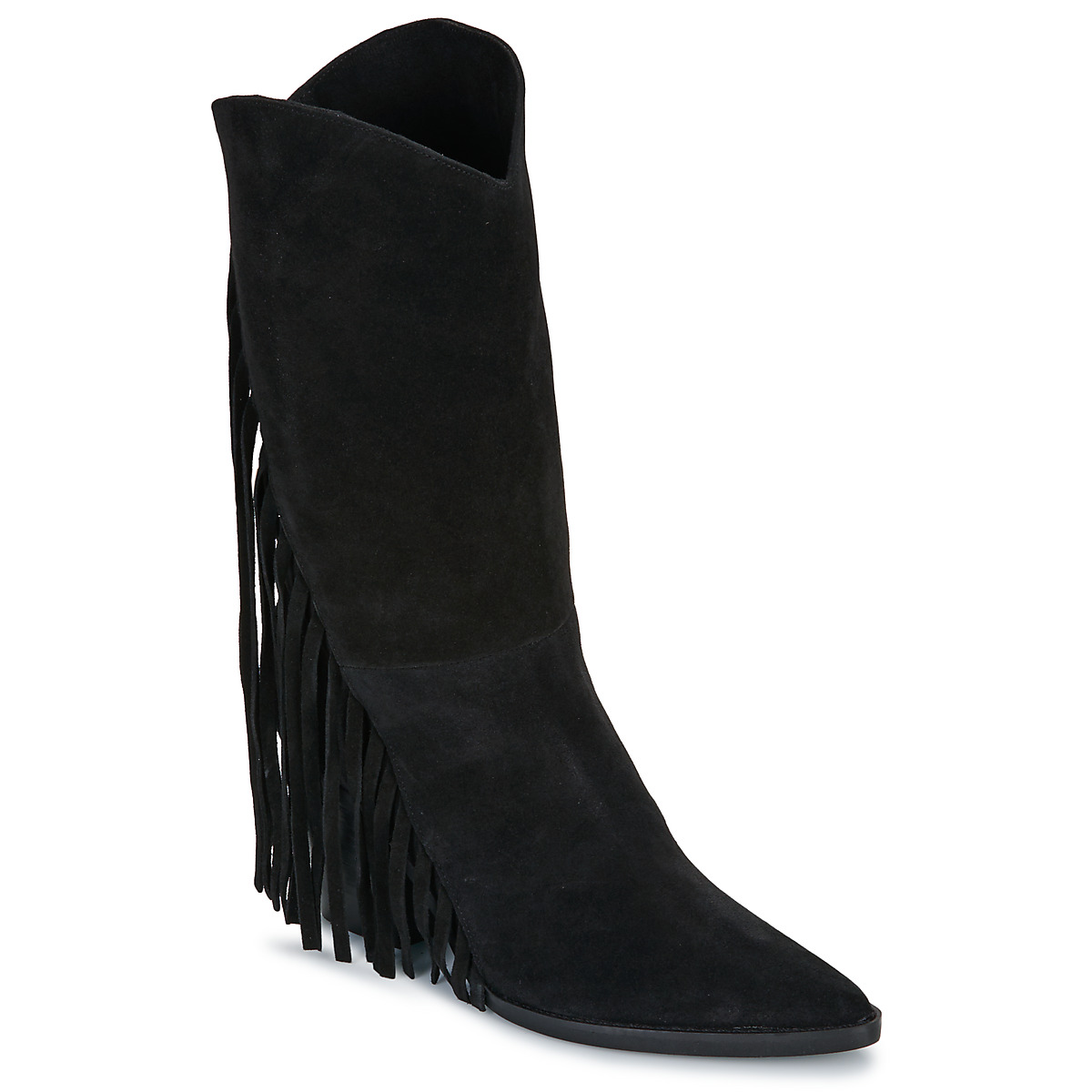 Exé Shoes - 515-ORLANDO-SUEDE-BLACK - Black