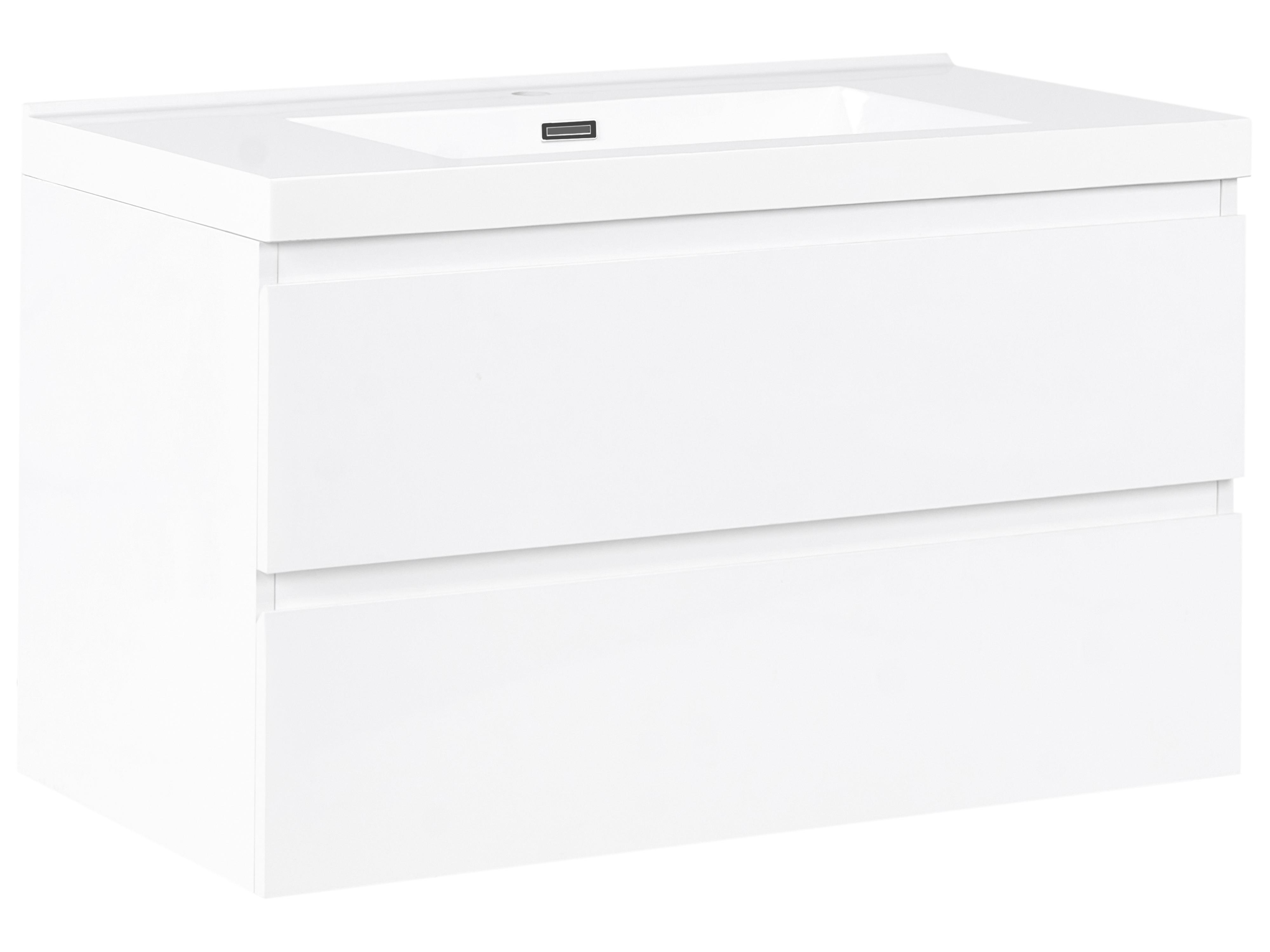 Wall Mounted Vanity Unit with Basin TOTA White