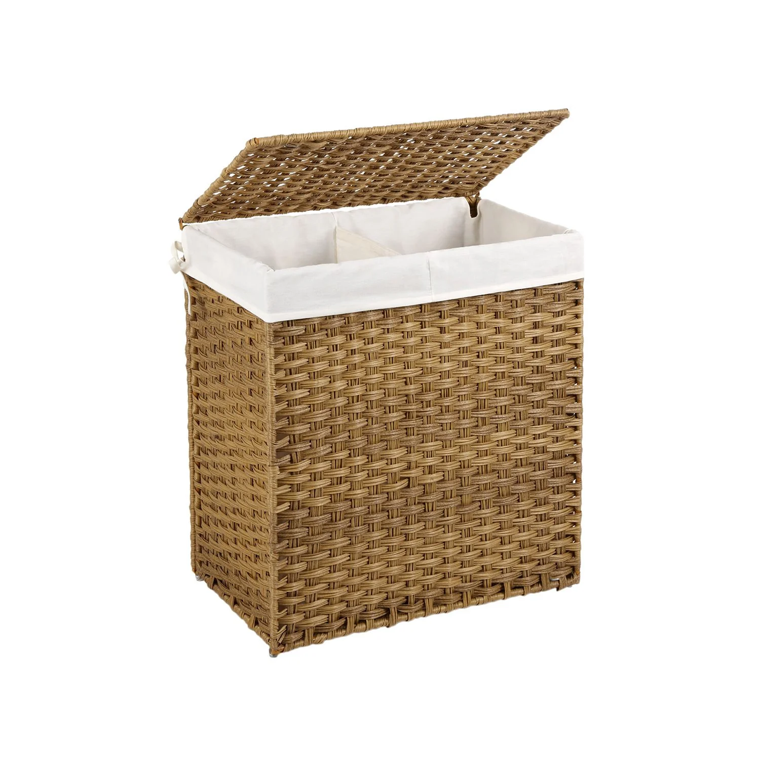 Panier à linge 2 compartiments pliable