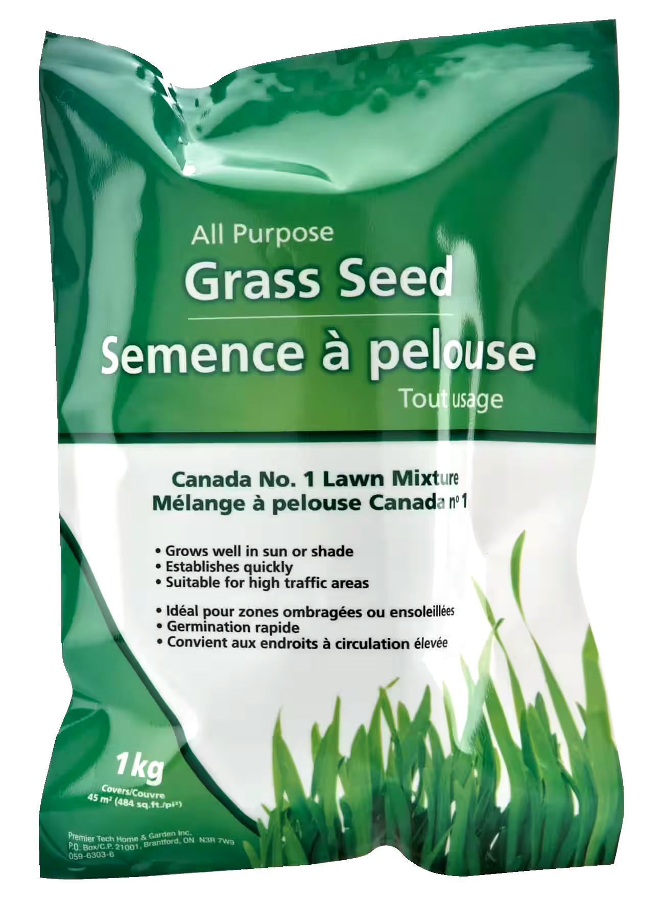 All Purpose Grass Seed Mix, 1-kg