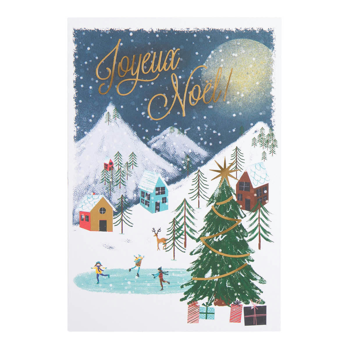 - Carte De Vœux Montagne Noël