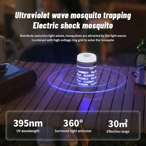 NNEOBA Rechargeable Camping Electric Shock Lamp Green