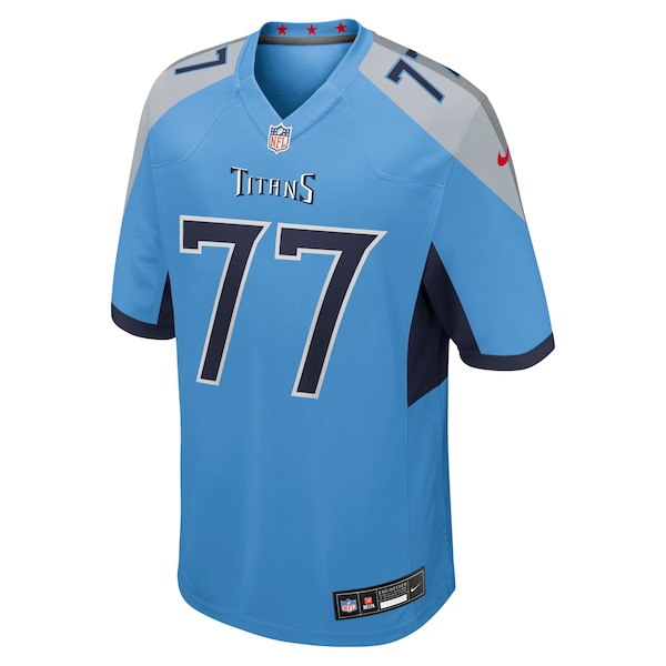 Peter Skoronski Tennessee Titans Nike Team Game Jersey -  Light Blue