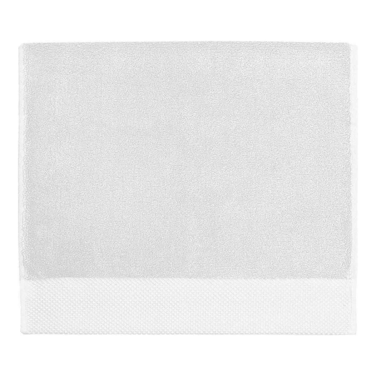 SENSOFT - 3 grandes serviettes d'invité zéro twist 560g blanc 40x60 cm