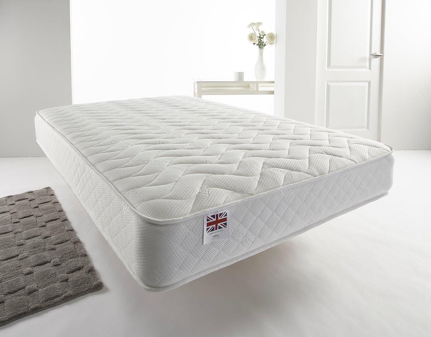 Somnior Memory Foam Quilted Sprung Mattress Medium Feel