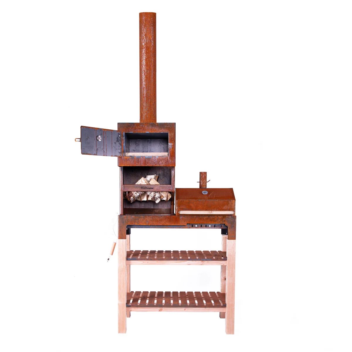 Weltevree - Outdoor Stahlofen XL, rostbraun