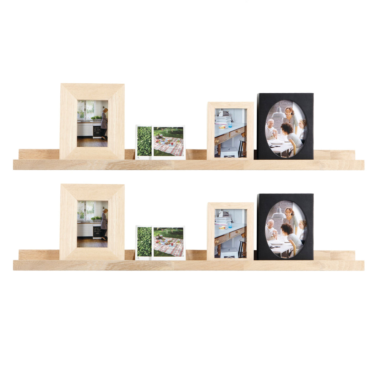 vtwonen fotolijstplank 100cm - Eiken - onbehandeld - set van 2