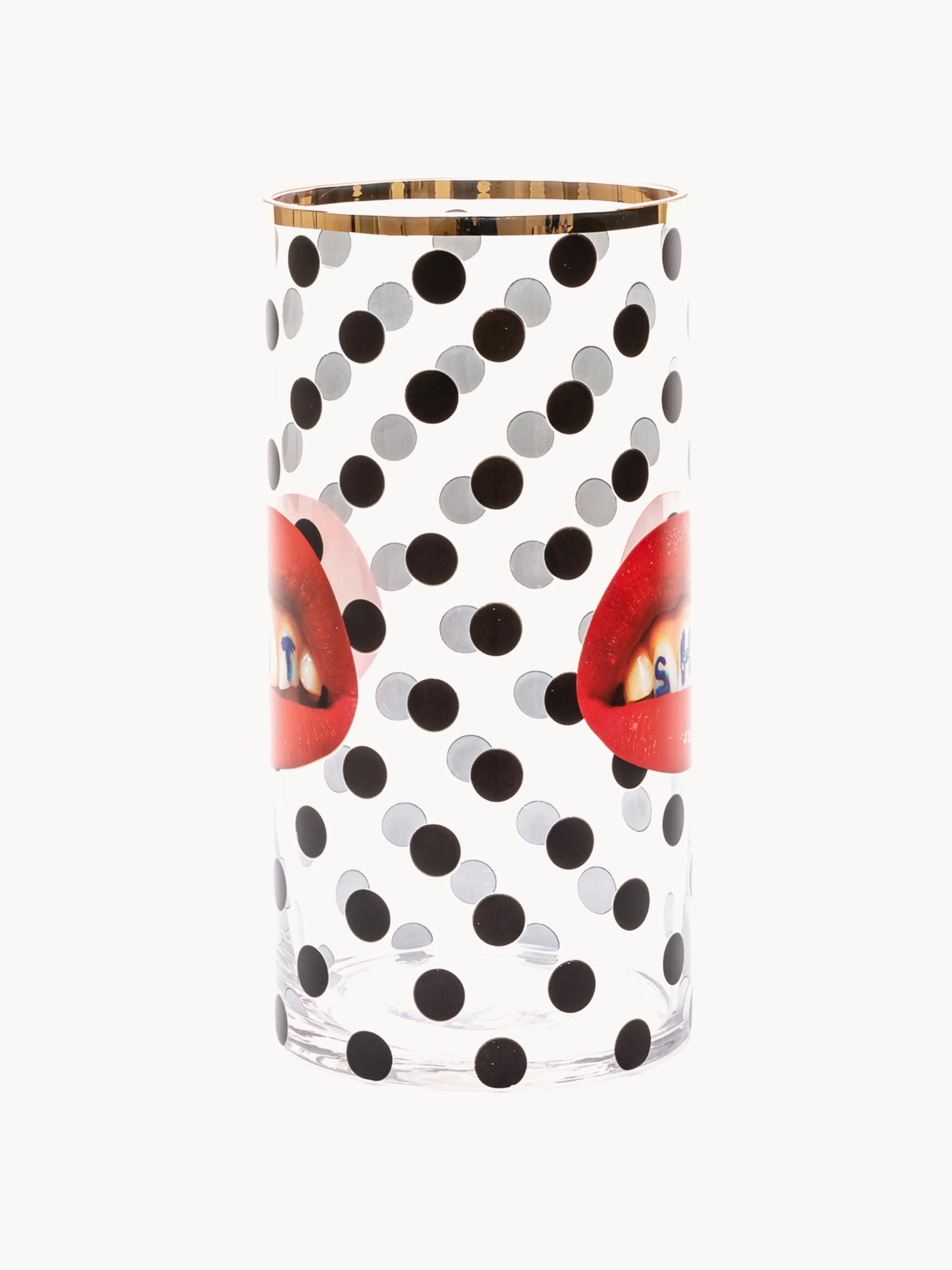 Glas-Vase Toiletpaper, H 30 cm
