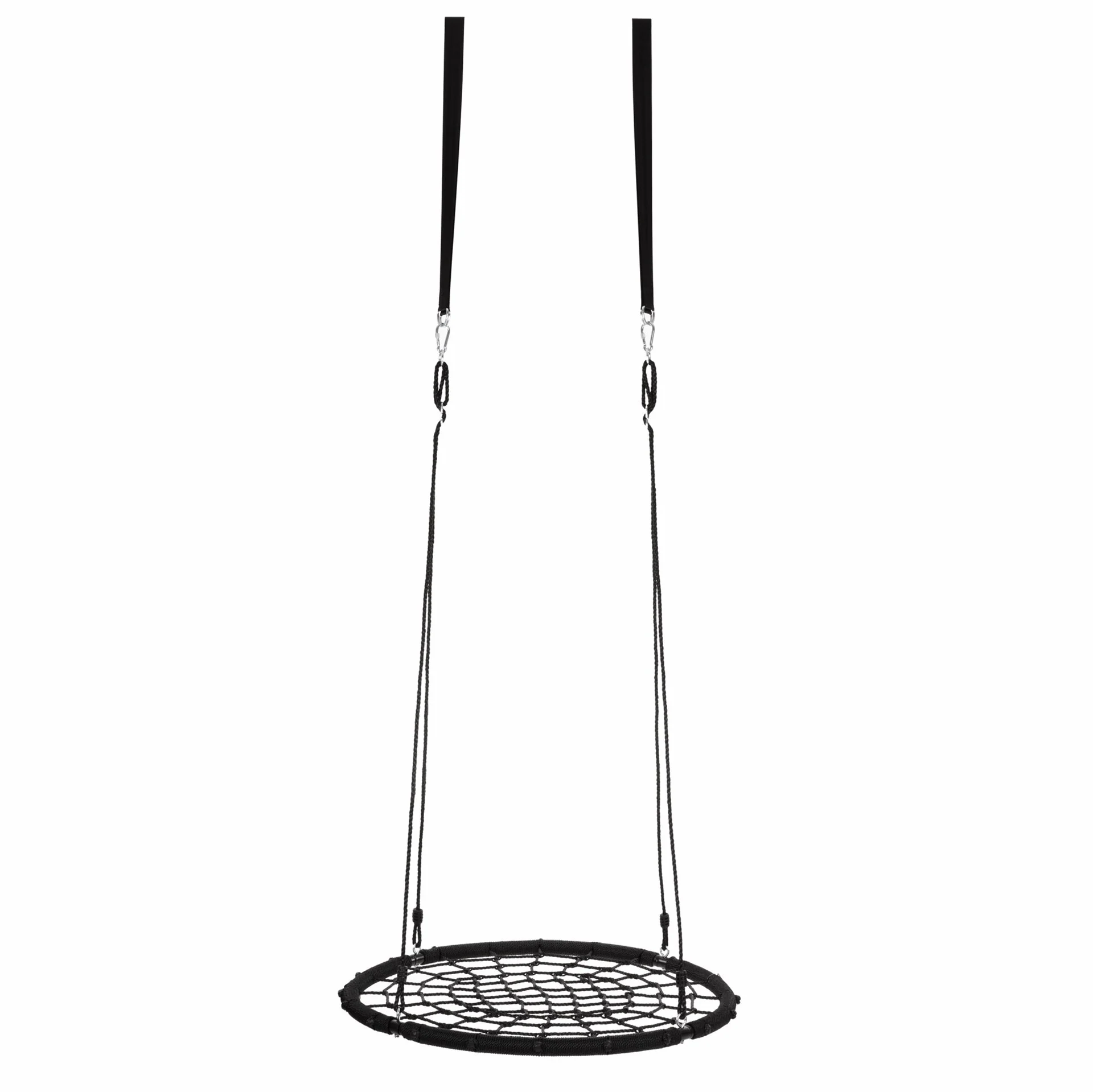Huśtawka ogrodowa, fotel wiszący do 120 kg bocianie gniazdo czarne