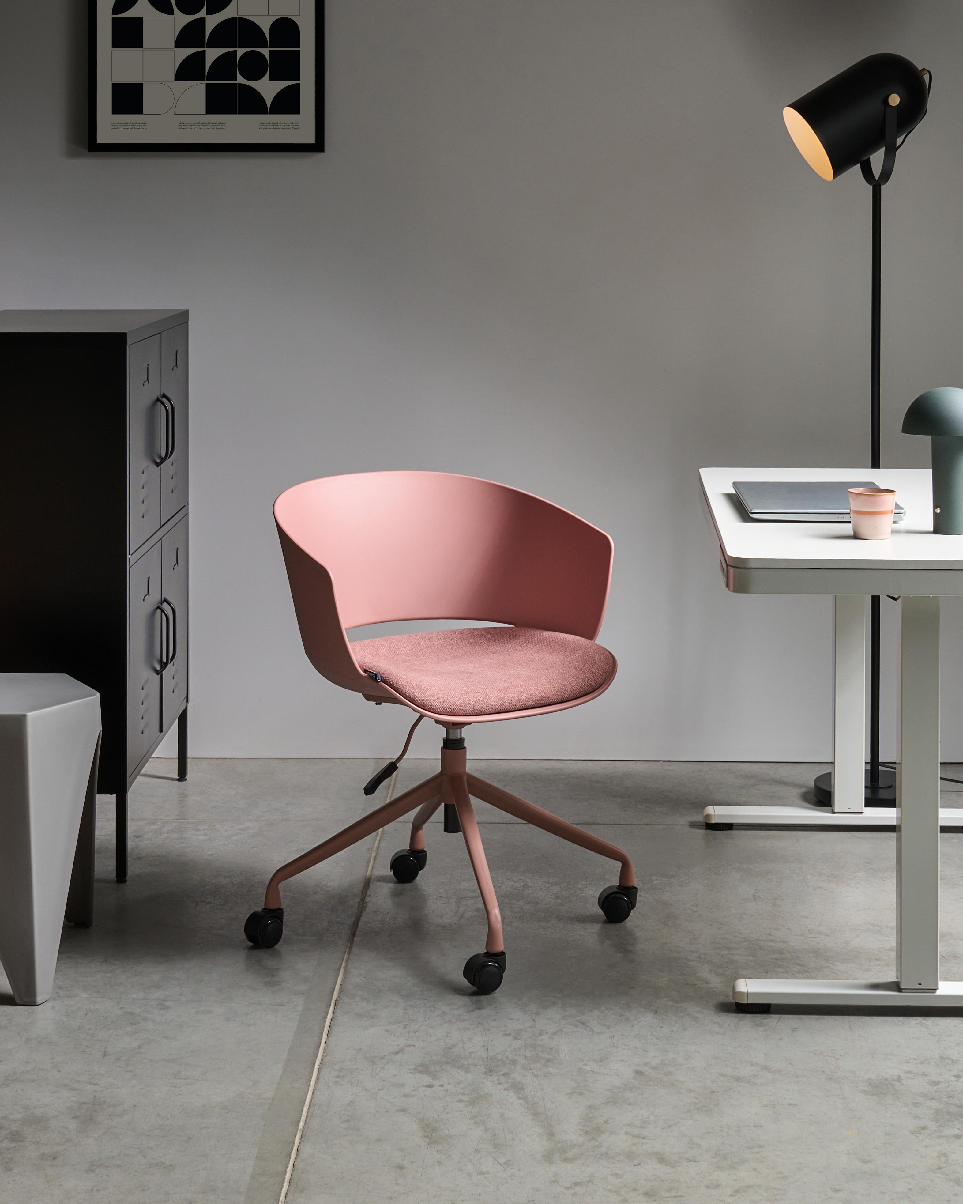 Office Chair GLEEFUL Fabric Pink