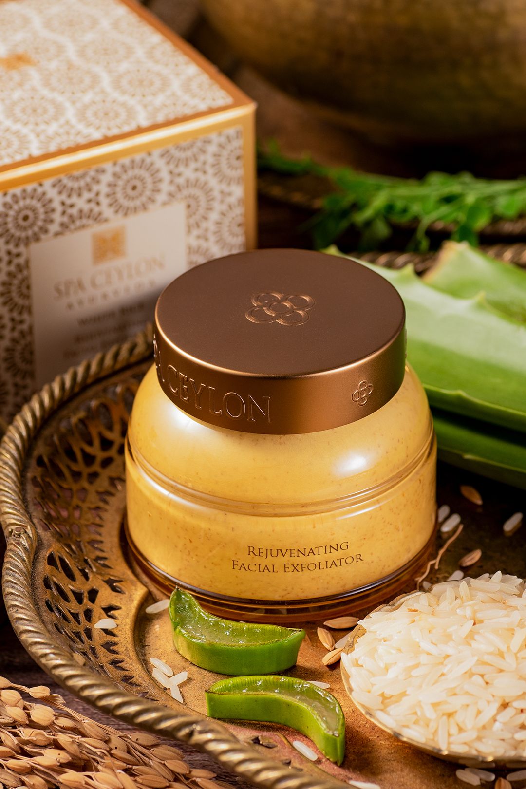 Spa Ceylon White Rice Rejuvenating Facial Exfoliator 100g