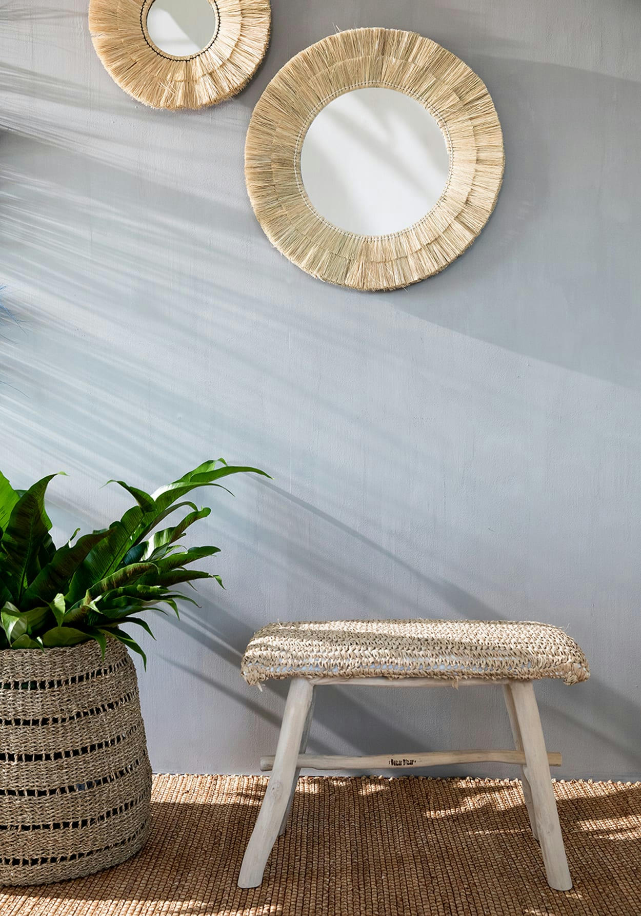 SUNDARA - Miroir en herbe D55