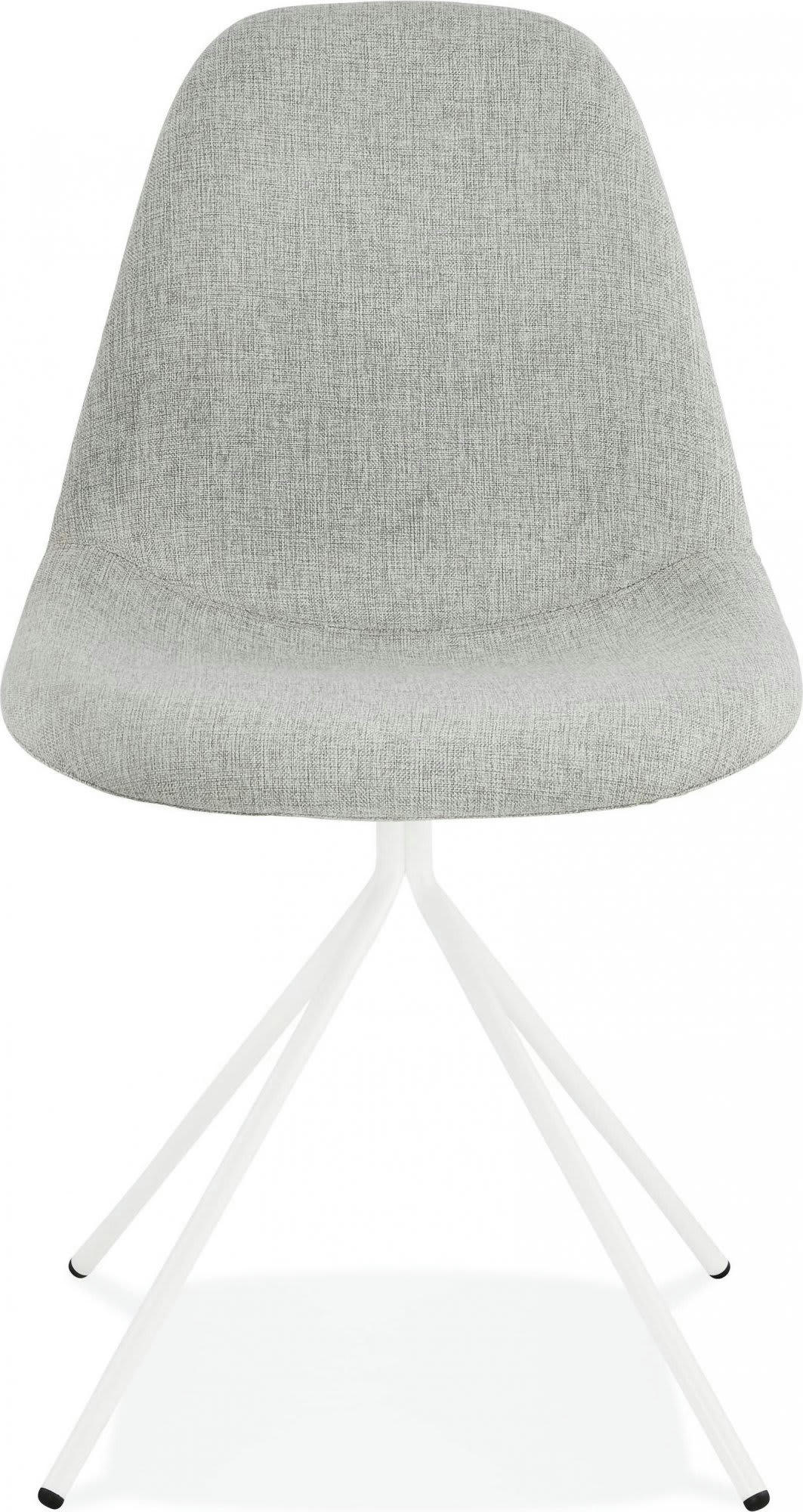 FLOPPY - Chaise Tissu Gris H. assise 44 cm rembourré