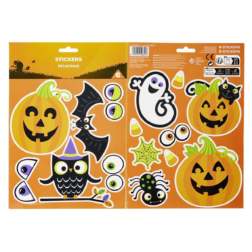Sticker fenêtre Halloween enfant