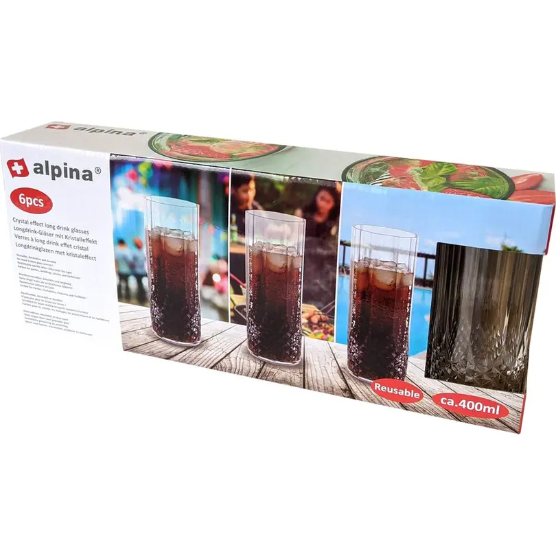 Longdrinkglas 6er-Set Alpina