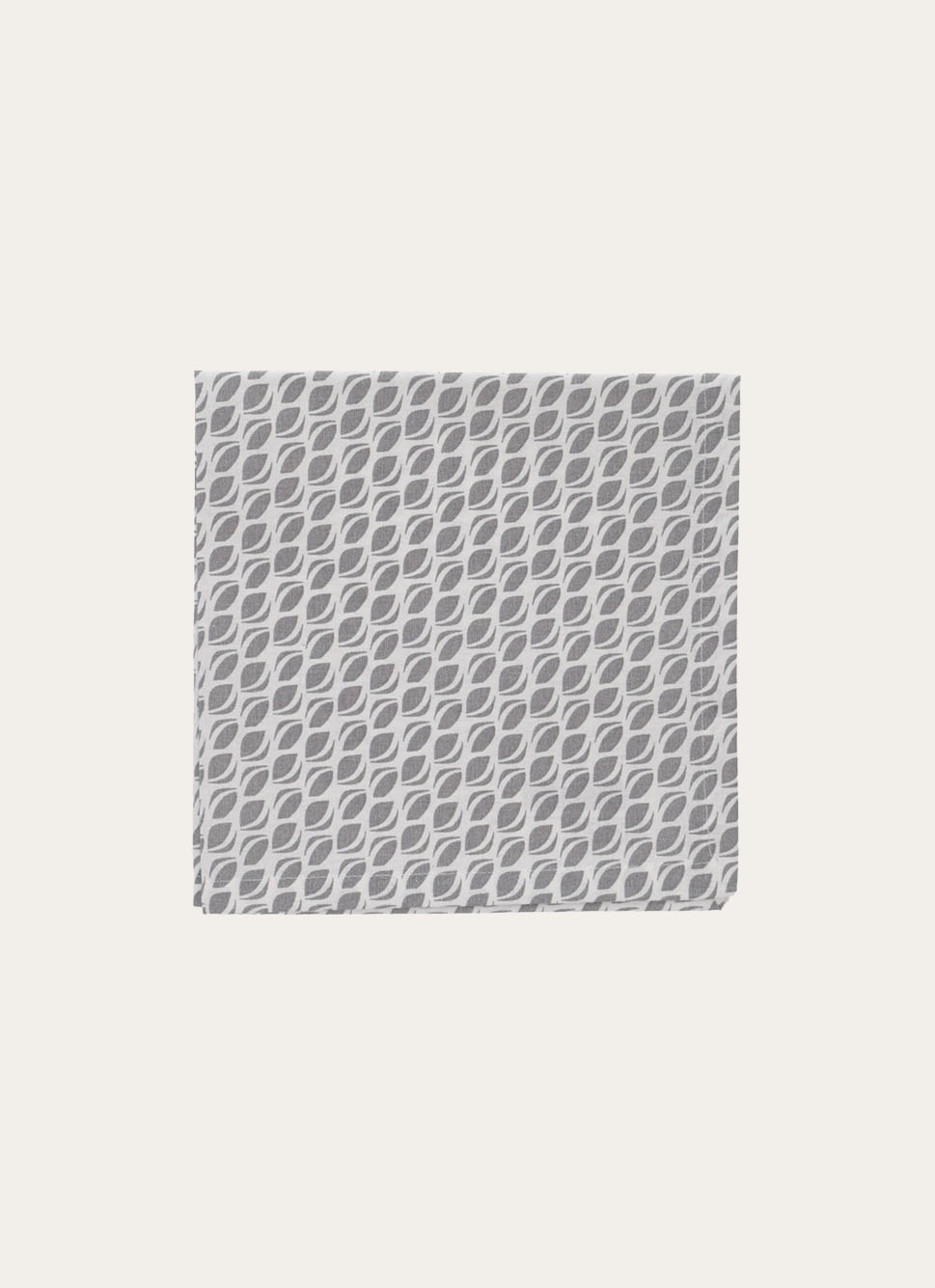 LOT DE 2 SERVIETTES DE TABLE EN COTON IMPRIMÉ VERT CEDRE