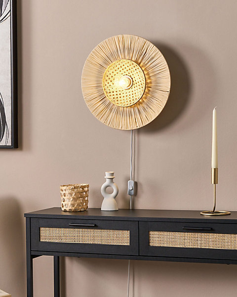 Lampe murale YAAPI Papier Naturel