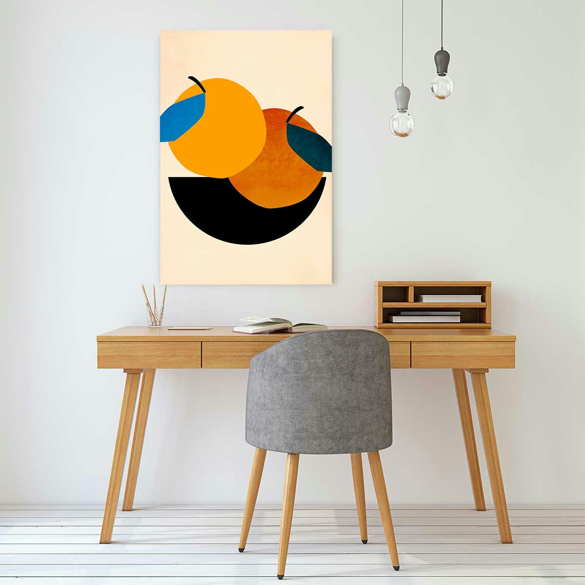 - Tableau cuisine Pommes imprimé sur toile 60x90cm