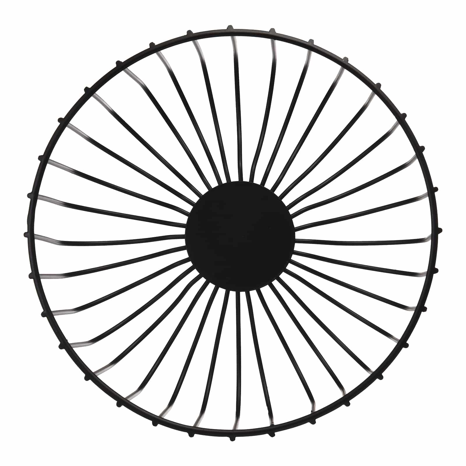 Aufbewahrungskorb Schwarz, ⌀ 25 cm, H 170 mm