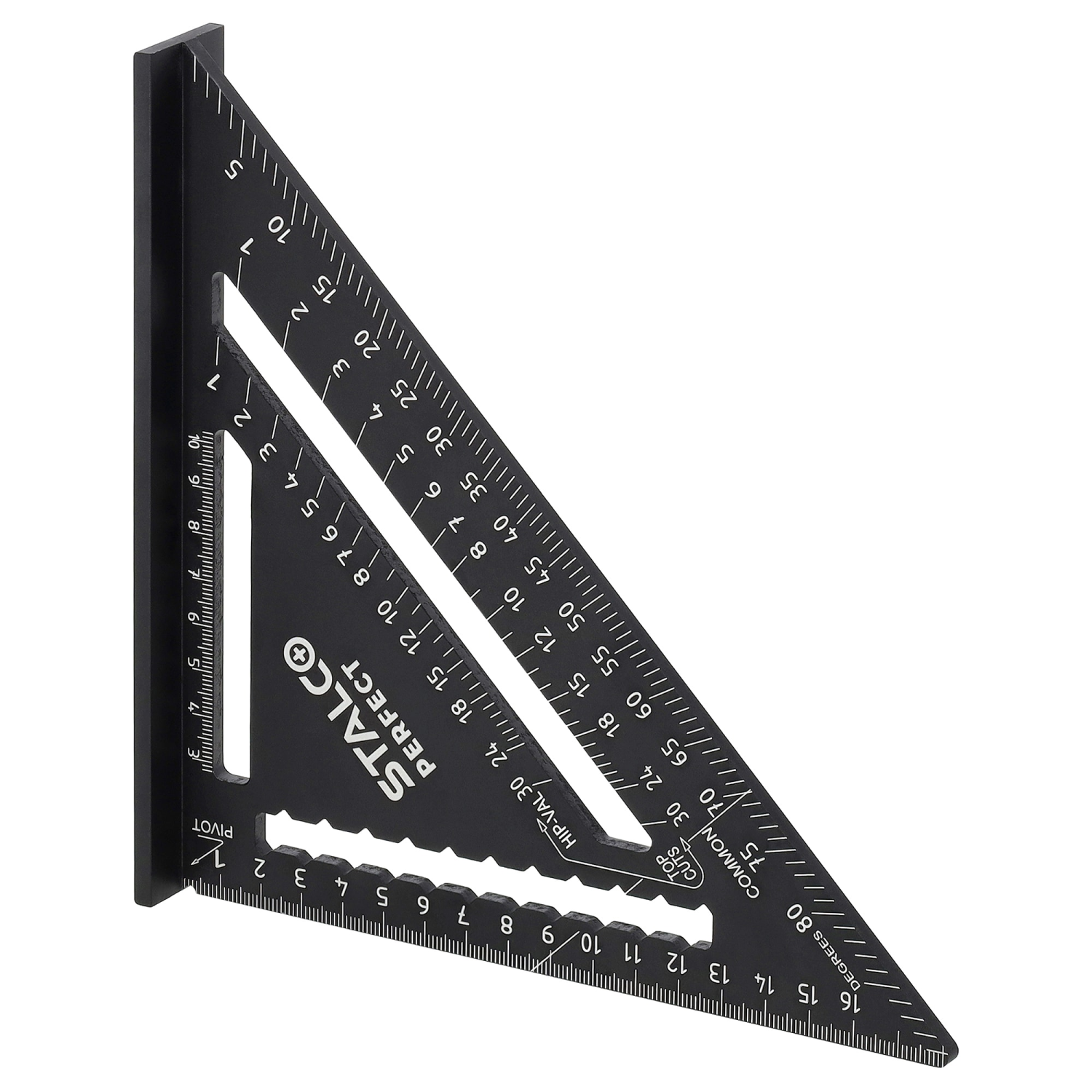 Aluminiowa ekierka budowlana ze stopką 175 mm STALCO PERFECT S010417410