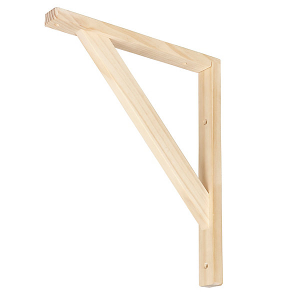 équerre en bois Timber H. 30 x P. 25 cm
