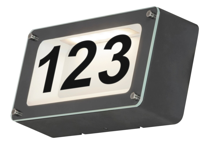 Kinkiet zewnętrzny Hannover 4500K antracyt LED 1x6W 480lm IP54 Rabalux