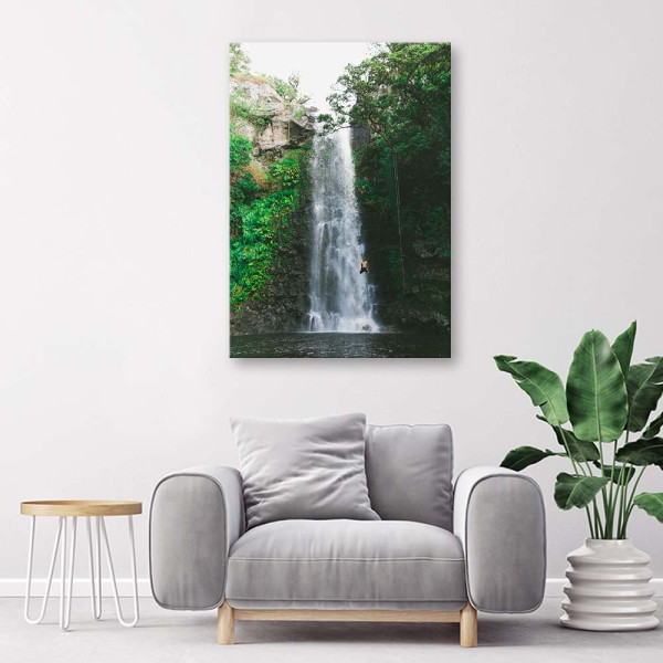 Feeby Obraz na płótnie Wodospad pejzaż górski 40x60