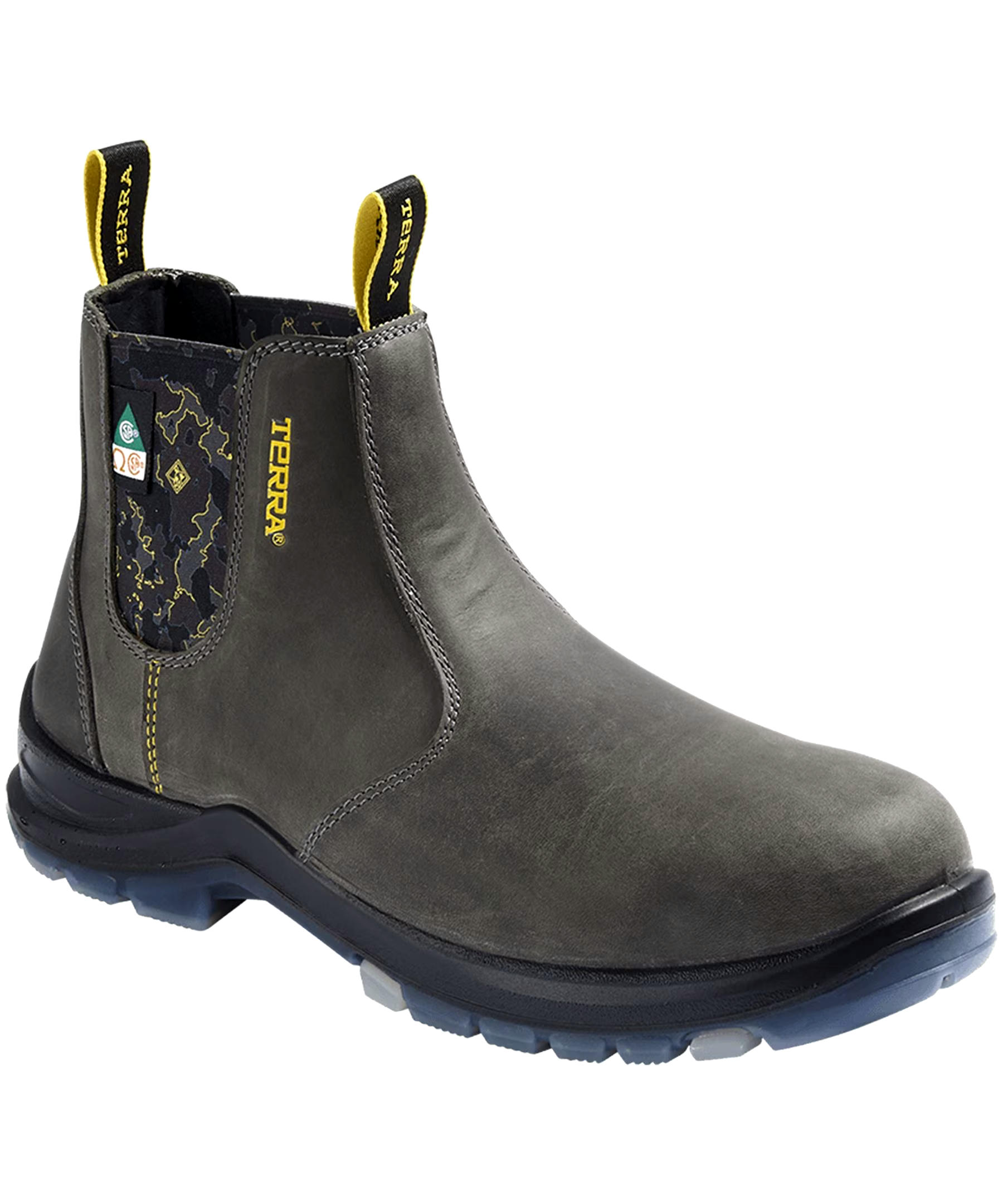 Terra Men's Composite Toe Composite Plate Murphy 6 Inch Pull-On Waterproof Work Boots
