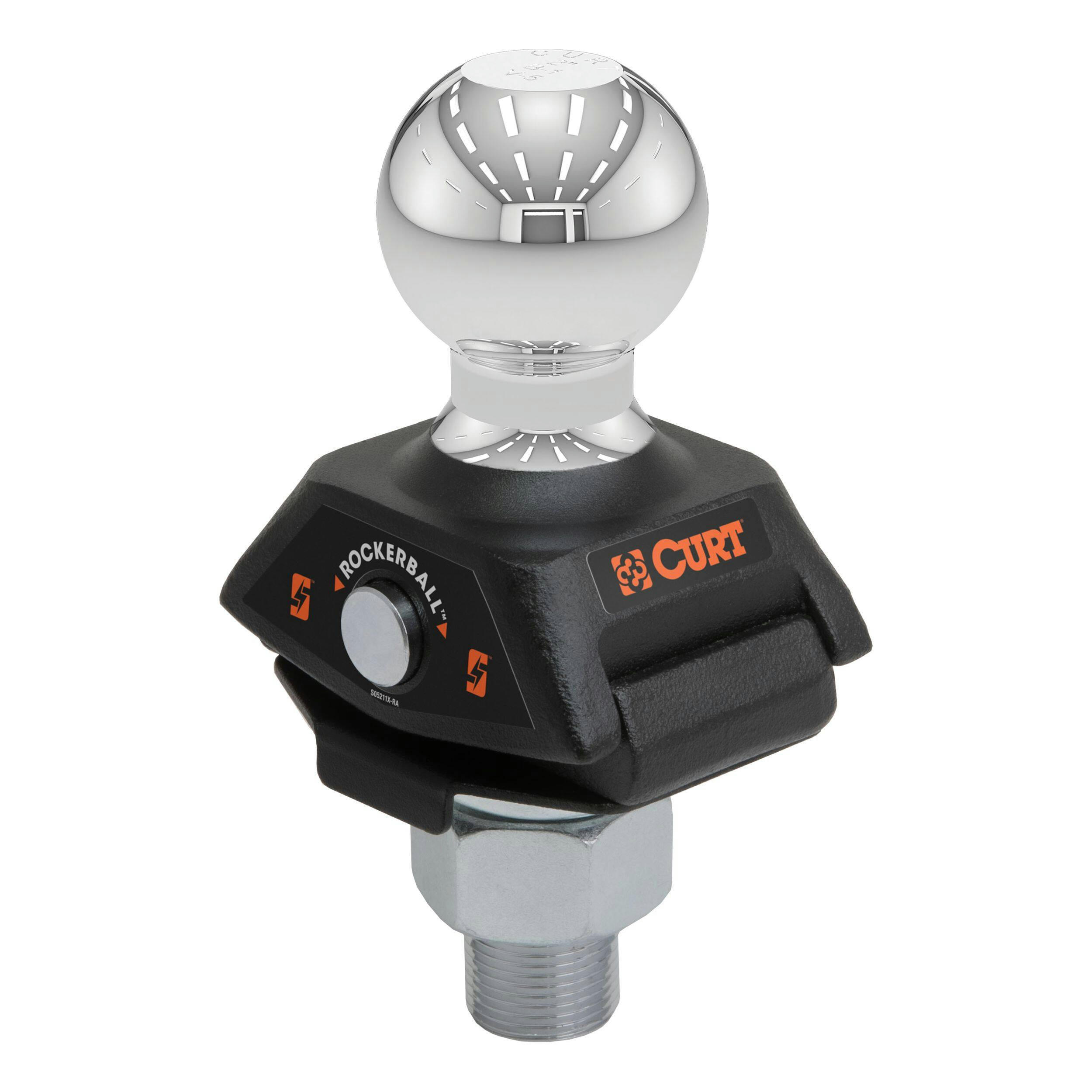 CURT RockerBall Cushion Hitch Trailer Ball, 2-in