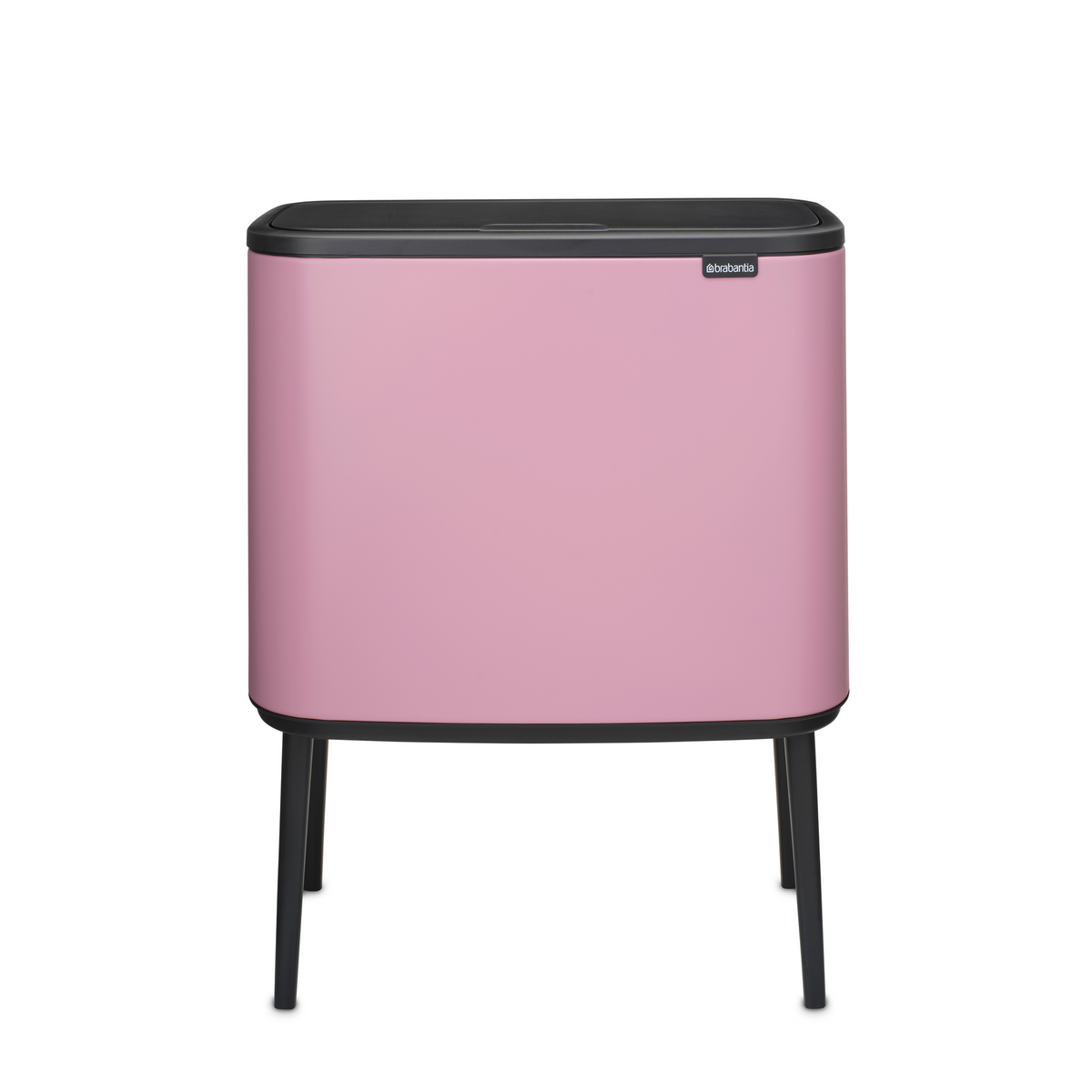Brabantia Bo Touch Bin, met 2 binnenemmers, 11   23 liter - Lilac Pink