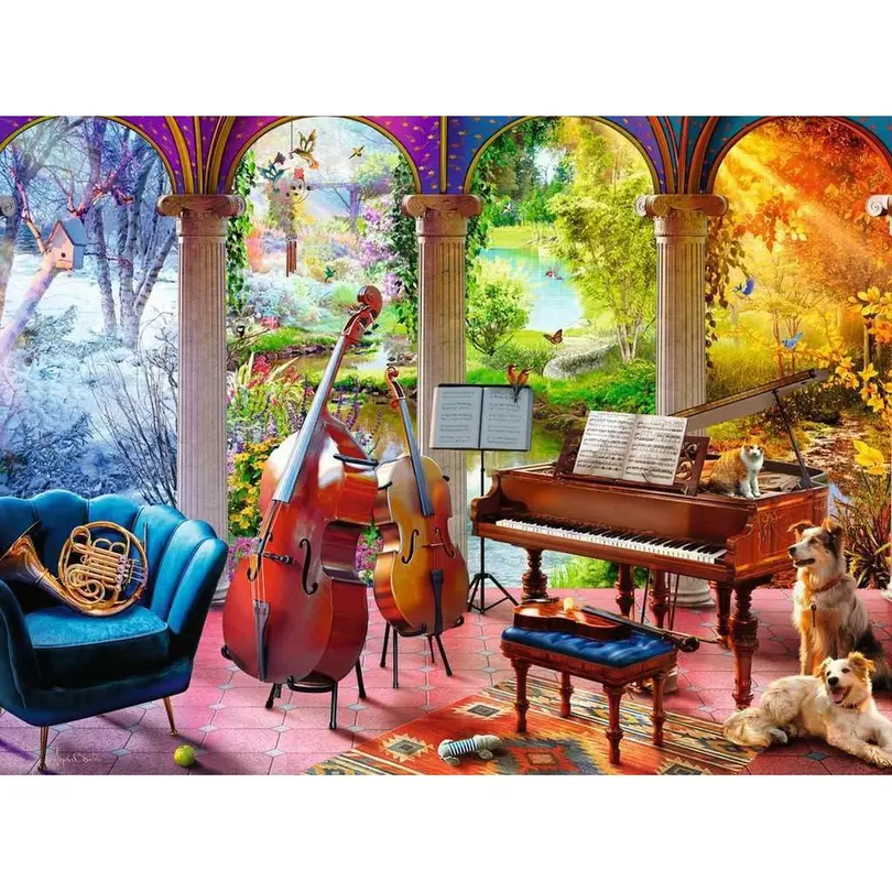 Puzzle 100-teilig 4 Seasons in Music