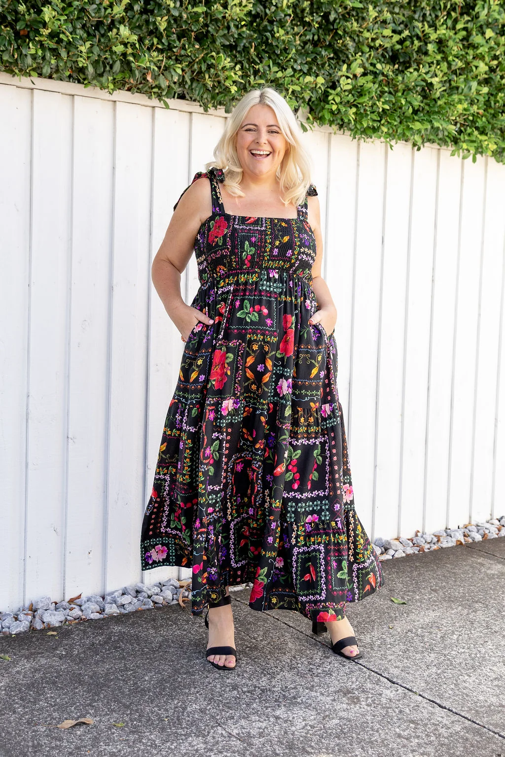 Allegra Maxi Dress in Sweet Bee