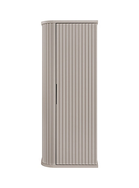 Armoire de toilette, cachemire, poignée noire, 79 x 35,5 x 31,5 cm