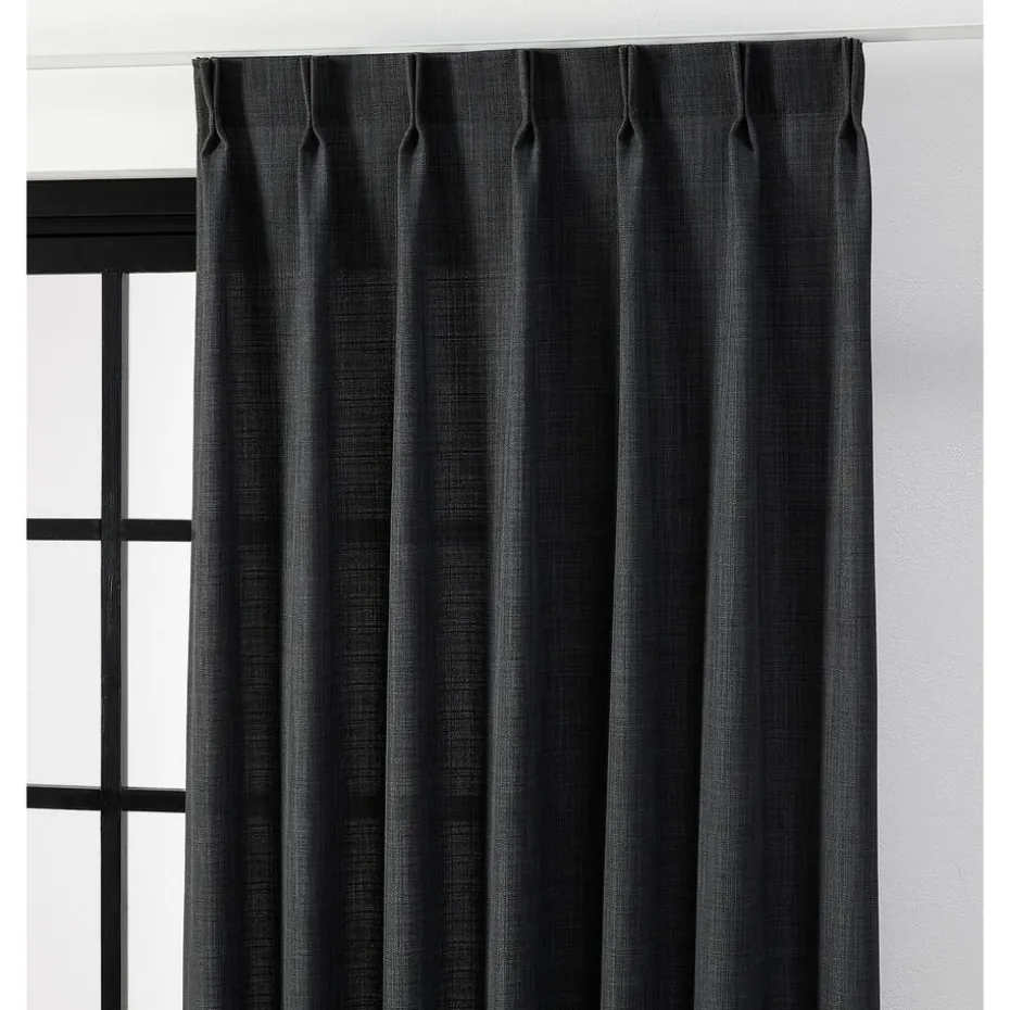 Kwantum Vouwgordijnen | Gordijn Judy  Antraciet