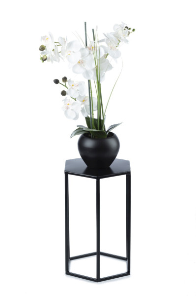 Kwietnik stojak na kwiaty czarny 40 cm LOFT