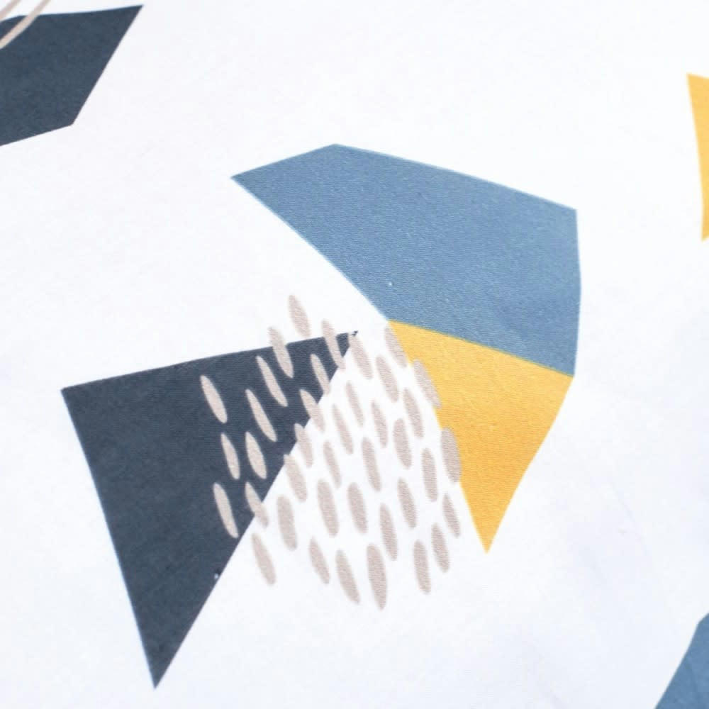 - Parure de couette 100% coton 57 fils imprimée 260x240 2 taies