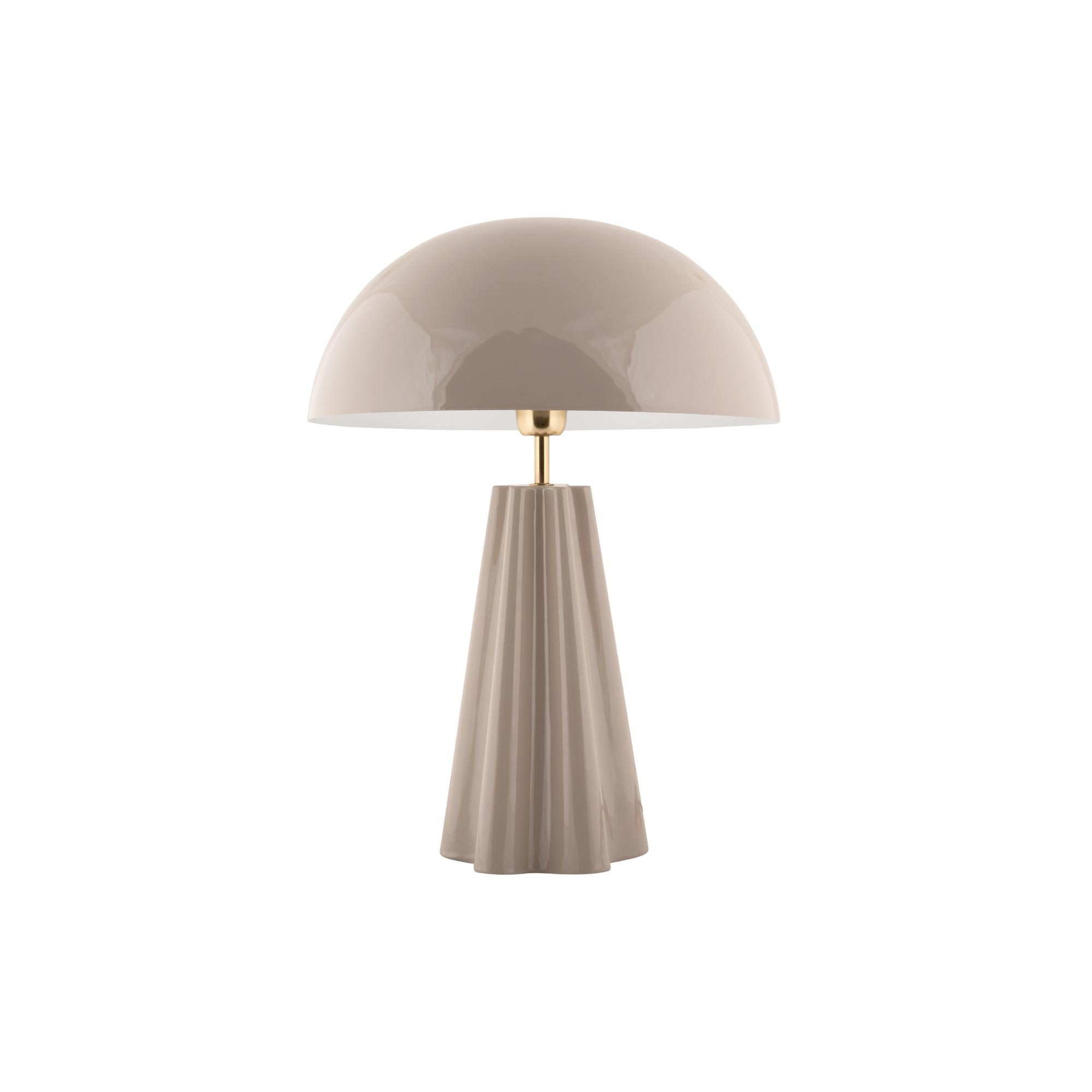 Leitmotiv tafellamp Amplio XL - grijs - 30x30x56cm - Paddenstoellamp