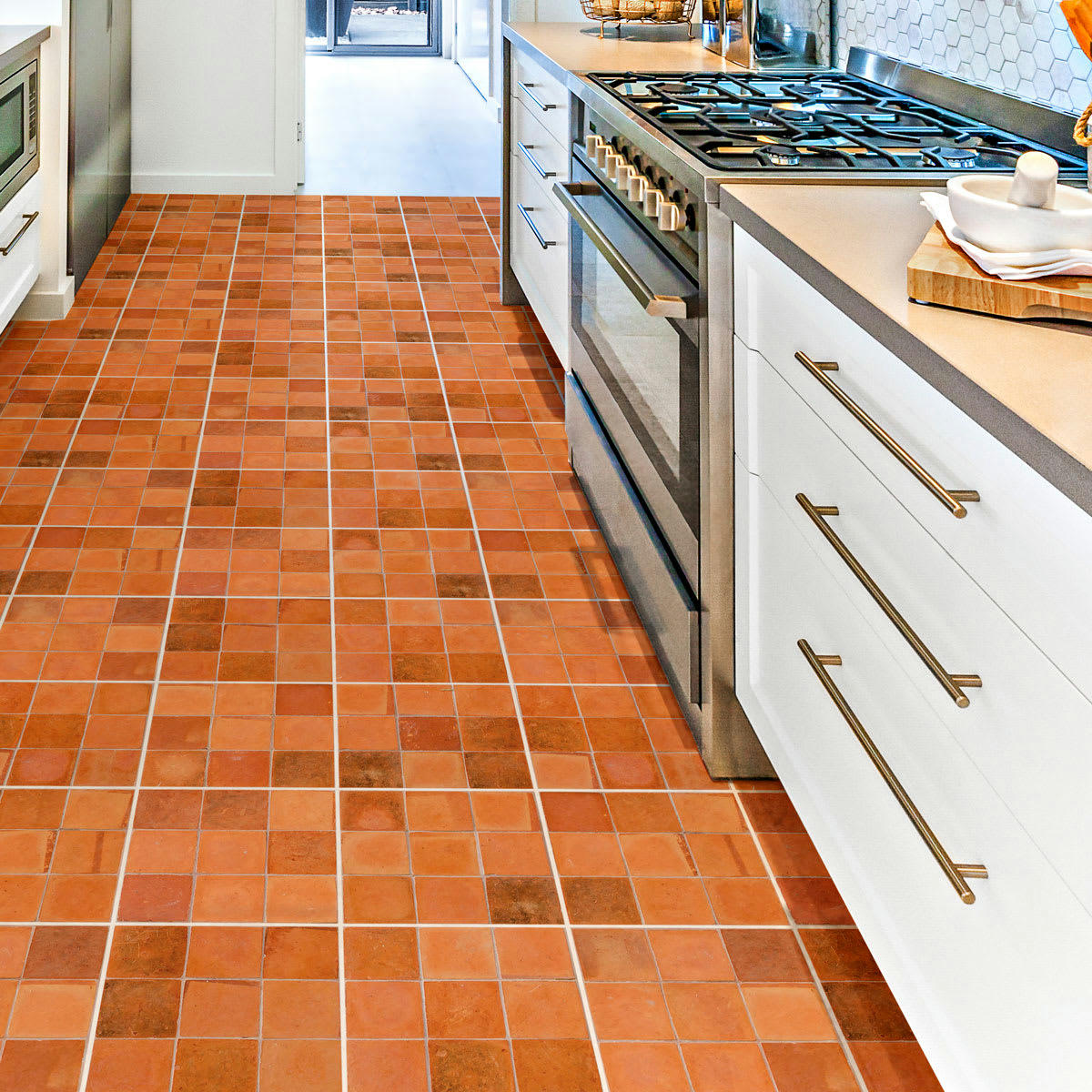 - Stickers sol 60 stickers carrelages terre cuite de cala ros 90x150cm