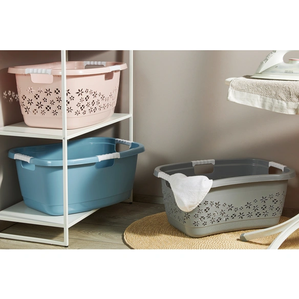 Wäschewanne »janne«, 50,0L 65x45x28,5 cm nordic blue