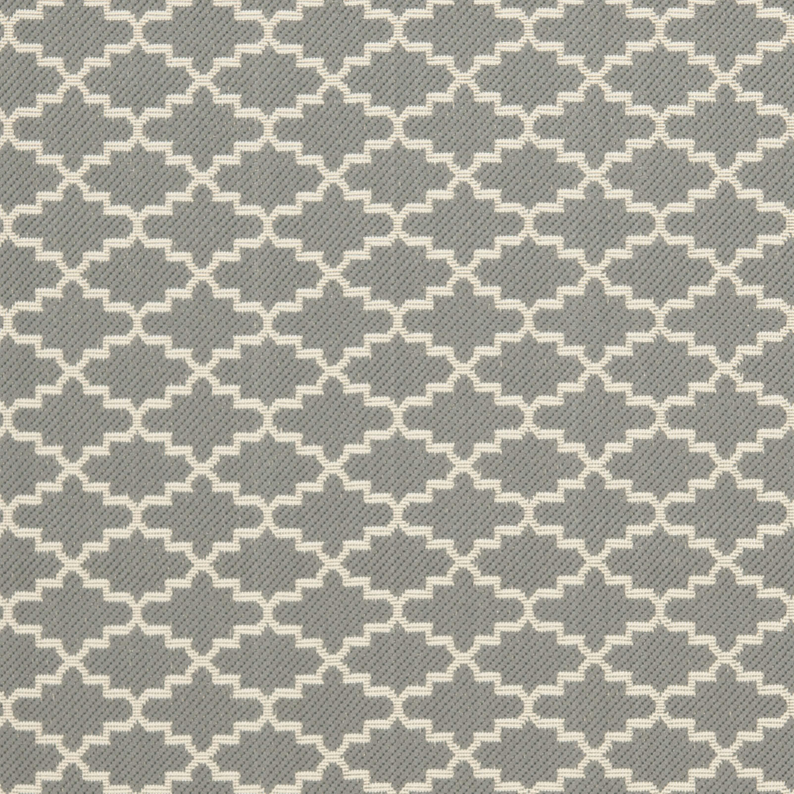 COURTYARD - Tapis interieur & exterieur en gris anthracite & beige, 79 x 152 cm