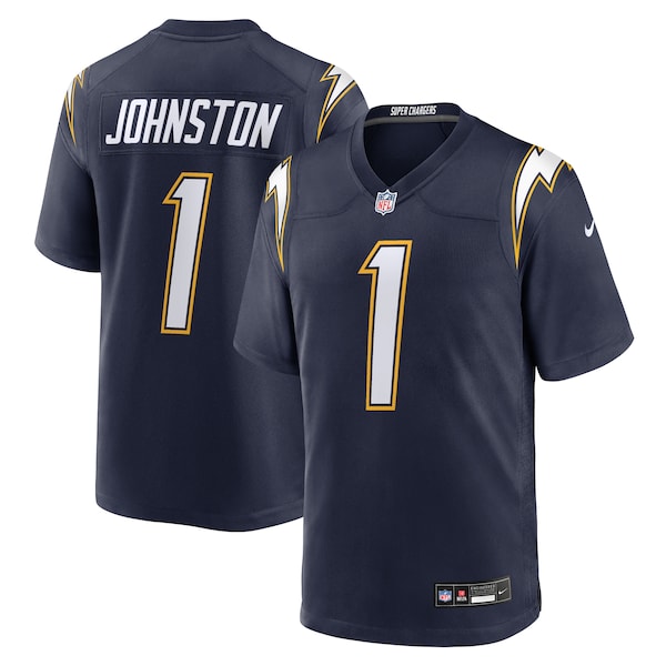 Quentin Johnston Los Angeles Chargers Nike Alternate Super Chargers Game Player Jersey - Navy/Powder Blue/Gold