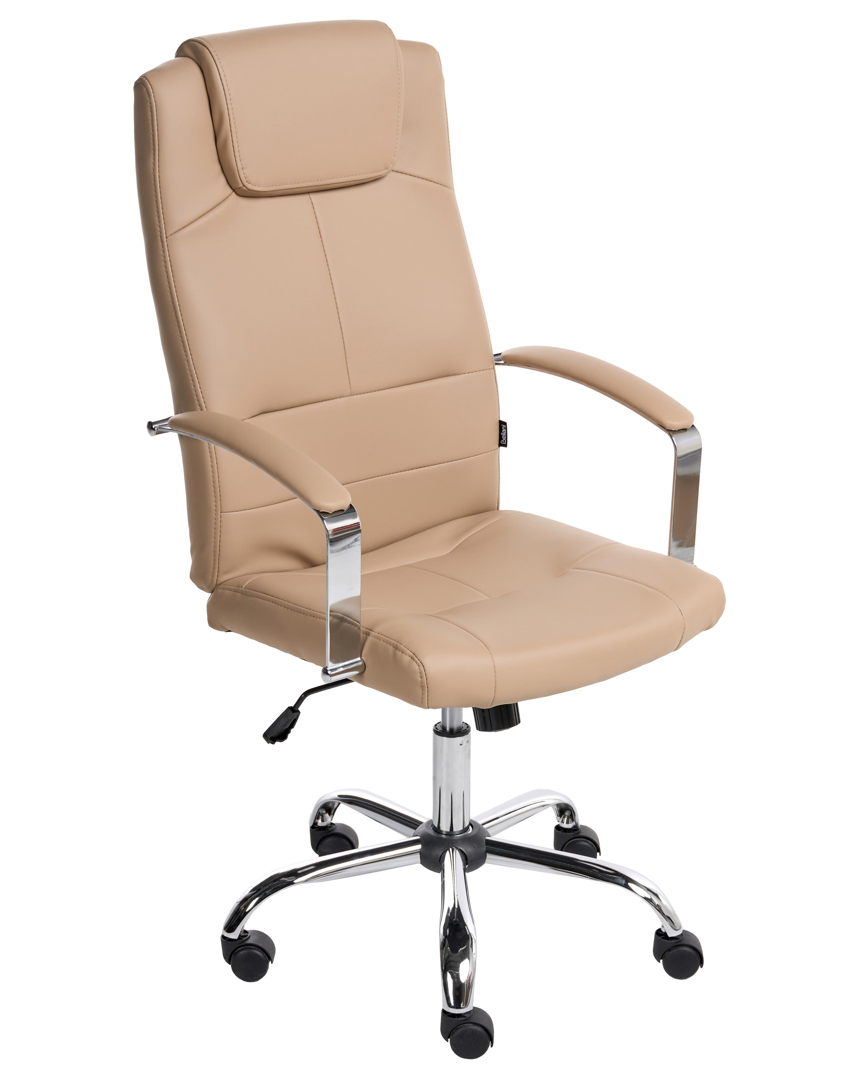 Executive Chair WINNER Faux Leather Sand Beige