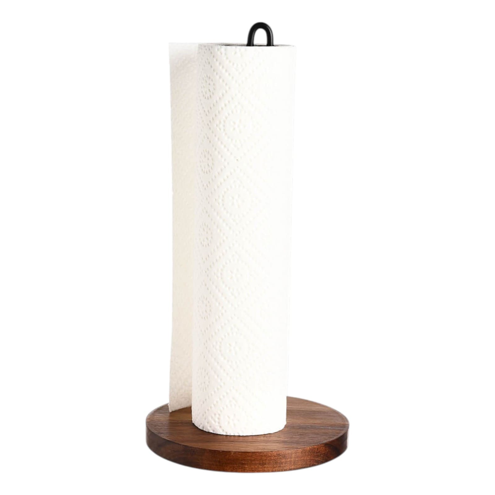Küchenrollenhalter Schwarz, ⌀ 14 cm, H 290 mm